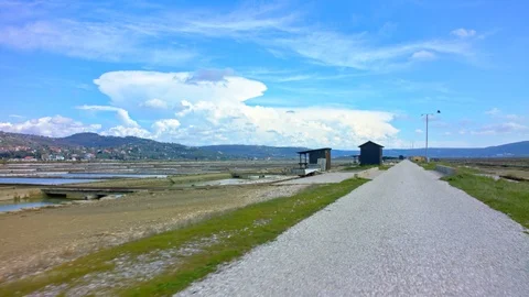 Through the saltern Stock-Footage 93491843