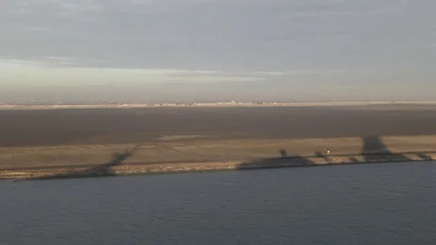 Through the Suez Canal Stock Footage 88431446