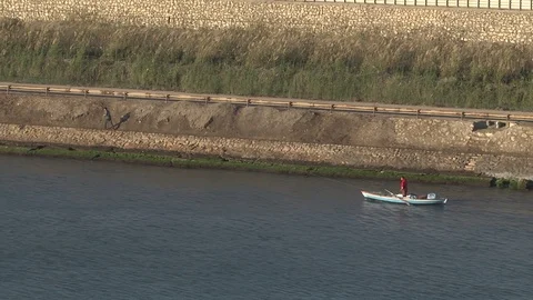 Through the Suez Canal Stock Footage 88431470