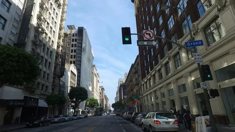 Through Time: Roads of Historic Downtown Stock Footage 76004746