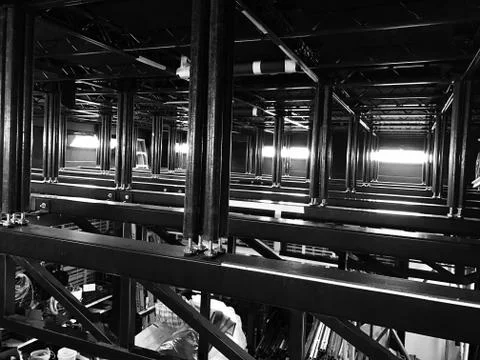 Through the Truss Foto stock