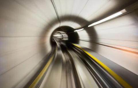 Through the tunnel Stock Photos