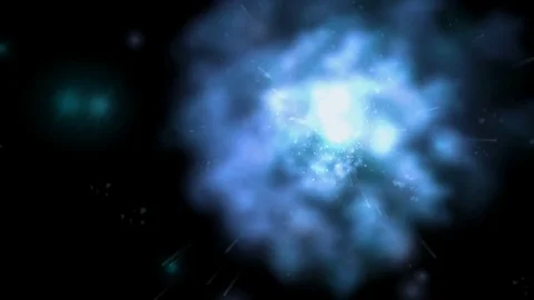 Through the Universe. Deep space. Space background Video stock 73536322