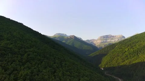 Through The Valley Stock Footage 135419214