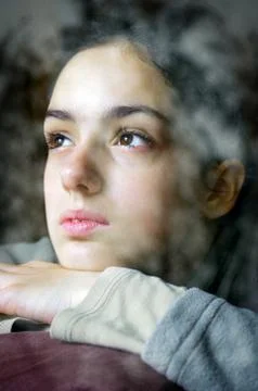 Through the window Stock Photos