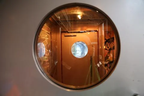 Through a window Stock Photos