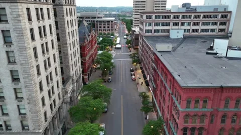Throughout the Downtown District - Syracuse, NY Stock Footage 336473967