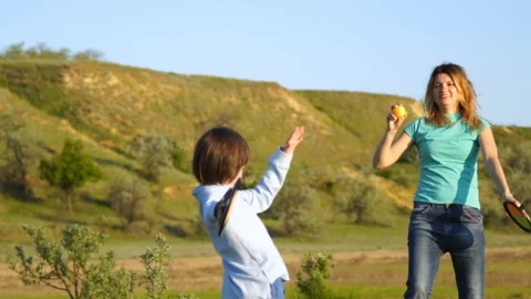 Throw and catch 2 Stock Footage 108128195