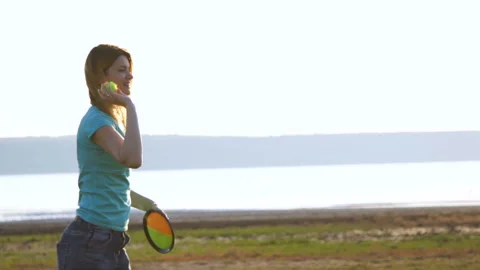 Throw and catch 7 Stock Footage 108128398