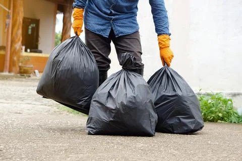 Throw away rubbish . Stock Photos