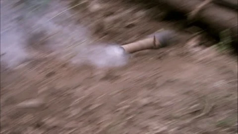 Throw a grenade Stock Footage 261632333