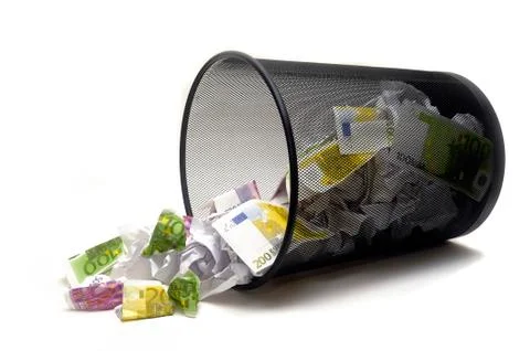 To throw its money Stock Photos
