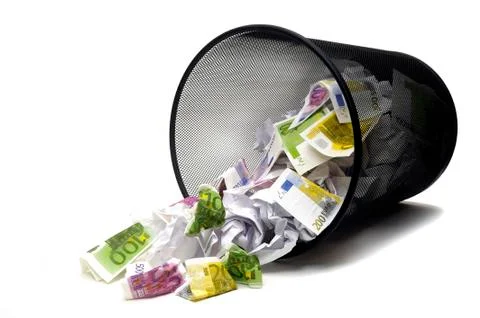 To throw its money Stock Photos