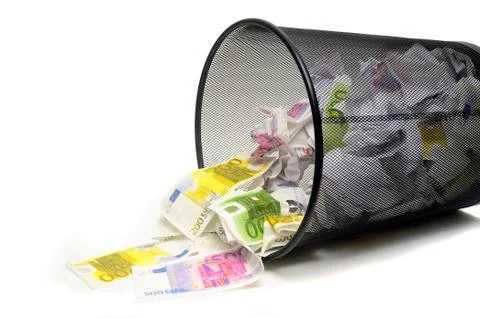 To throw its money Stock Photos