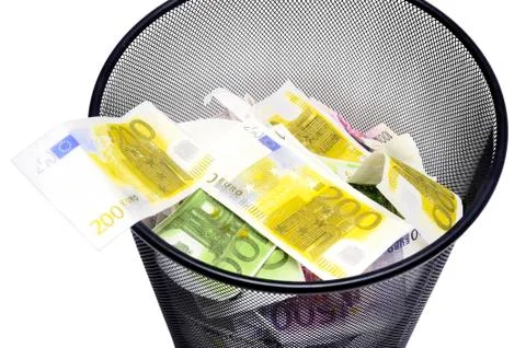 To throw its money Stock Photos