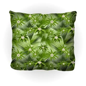 Throw pillow isolated for home interior design Stock-Illustration