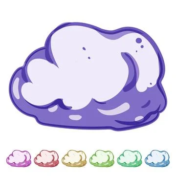 Throw snowball cartoon vector graphic Stock Illustration
