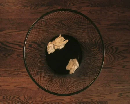 Throwing Away Paper 2 Video stock 284675