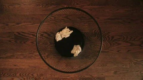 Throwing Away Paper 2 Stock Footage 285552