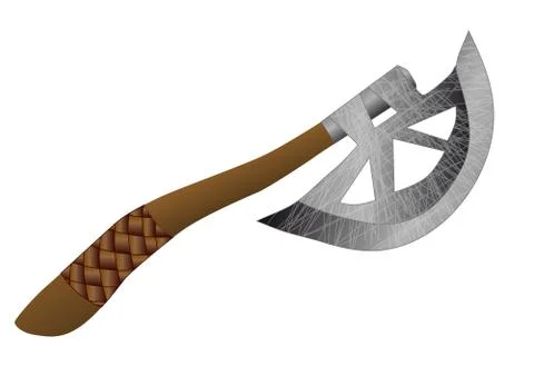 Throwing axe Stock Illustration