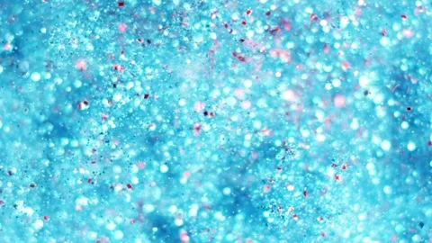 Throwing blue and red dust in the air, slow motion shot Stock Footage 139458143