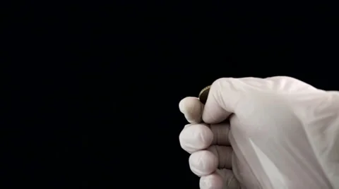 Throwing A Coin Stock Footage 56378281