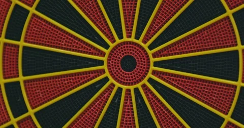 Throwing Darts at Electronic Dart Board in Game Room - Close Up 库存影片 88225579