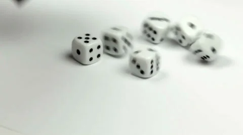Throwing dice Video stock 34392893