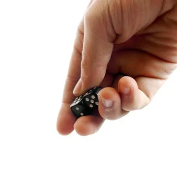 Throwing dice 스톡 사진