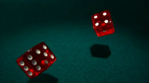 Throwing dice, Slow Motion Stock Footage 41847831
