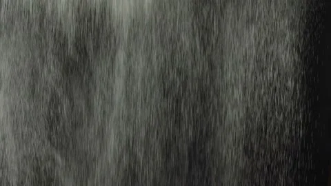 Throwing flour on a black background. White dust explosion effect Stock Footage 237480481