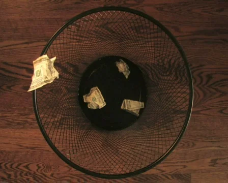 Throwing Money Away 2 Stock Footage 284680