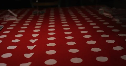 Throwing money on the table Stack Of Chinese Yuan Stock Footage 129160006