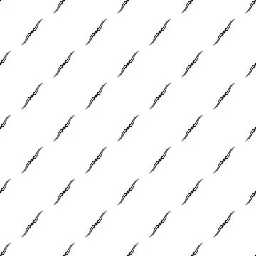 Throwing ninja knife pattern Stock Illustration
