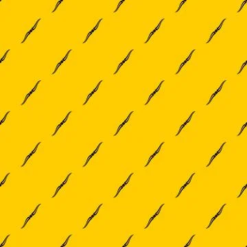 Throwing ninja knife pattern Stock Illustration