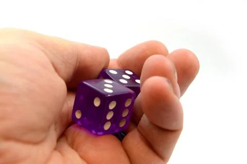 Throwing Pair of Dice Stock Photos