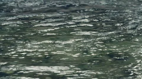 Throwing Stone into a river (Splash) Video stock 8969462