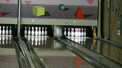 Throwing a strike 3 Stock Footage 340989