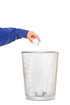 Throwing trash Stock Photos