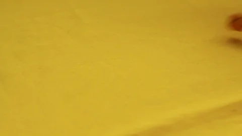 Throwing yellow dice, one and four Stock Footage 89321999