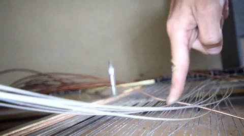 Thrown broken piano sound of strings Video stock 44466346