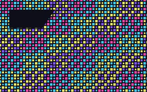 Thue Morse Retro Binary Block Background Illustration