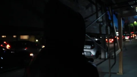 Thug walking Stock Footage 77613928