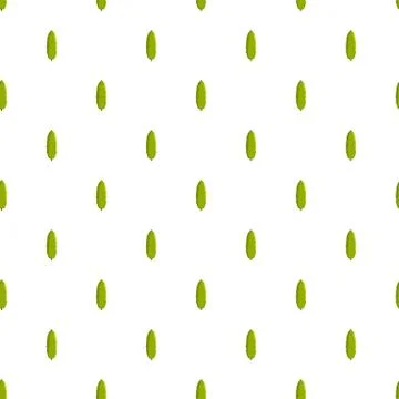 Thuja tree pattern seamless Illustrazione stock