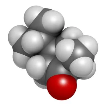 Thujone absinthe molecule, chemical structure. Stock Illustration