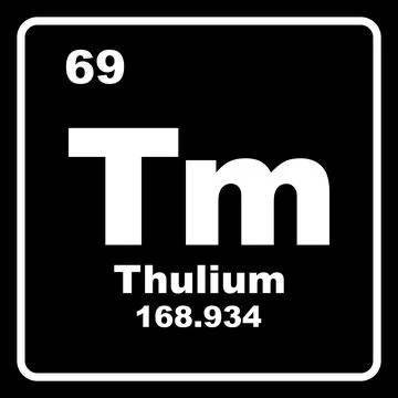 Thulium icon Stock Illustration
