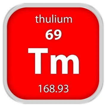Thulium material sign Фото