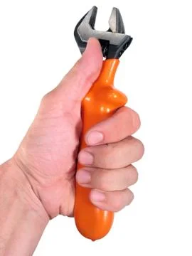 Thumb up and tool Stock Photos
