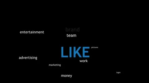 Like Thumb Animation on Black Stock Footage 10713953