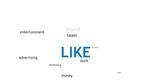 Like Thumb Animation on White Stock Footage 10715177